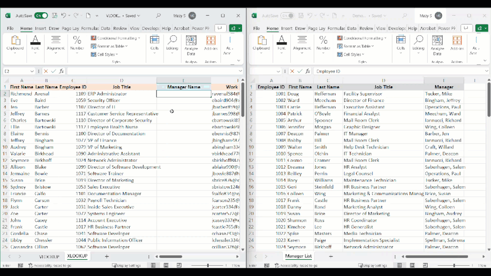 Pull Data into Excel Reports from Another Spreadsheet with VLOOKUP and