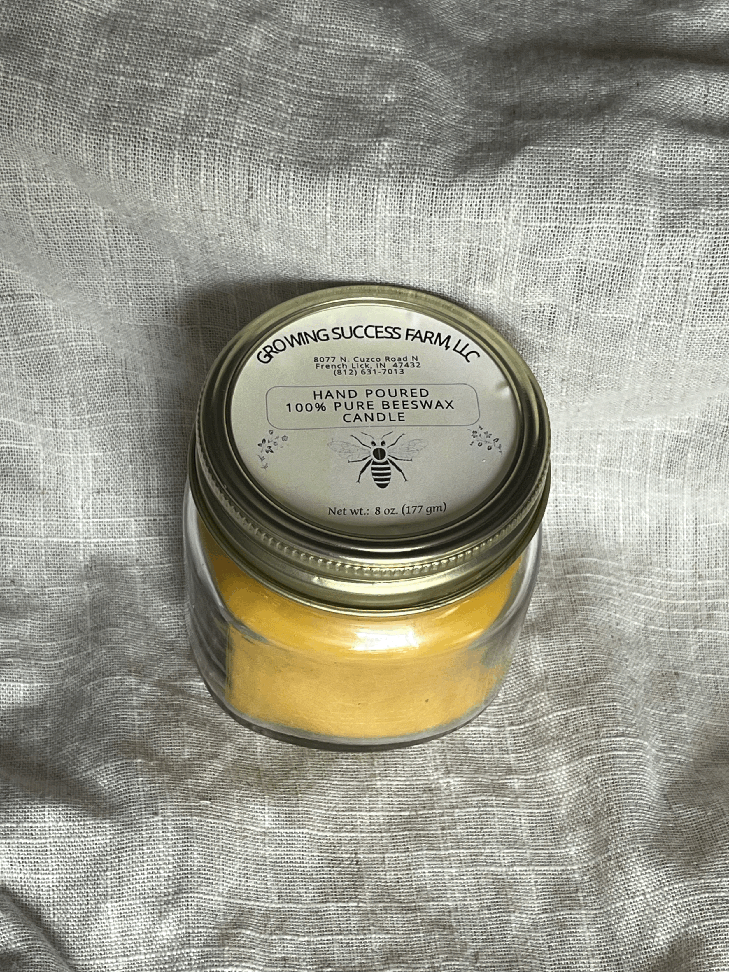 100 % Pure Beeswax Candle