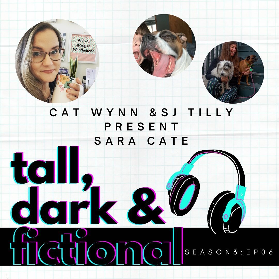 New @talldarkfictional episode with @saracatebooks ! How cool is that! You know her from her book PRAISE and the SALACIOUS PLAYER&rsquo;S CLUB and much much more! Don&rsquo;t miss this episode, we have an amazing time. 

Find eps where you get your p