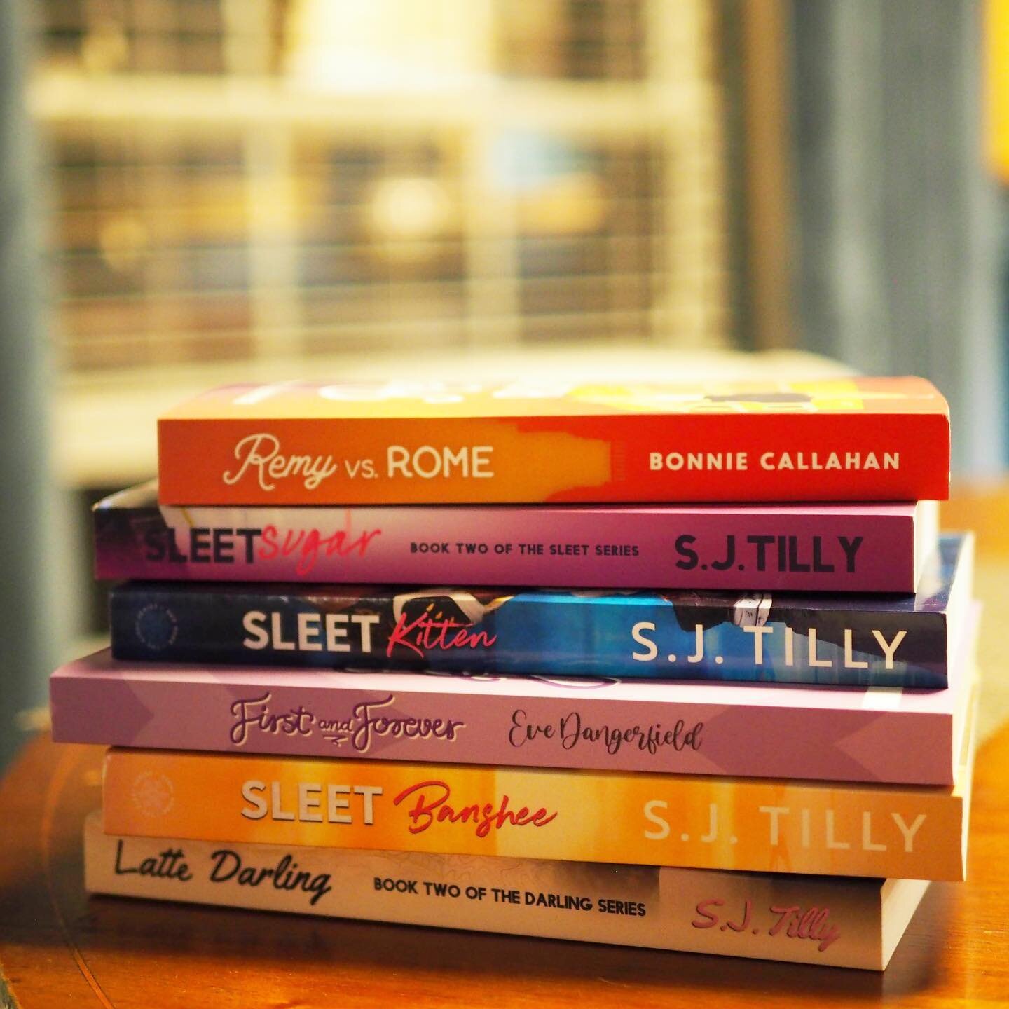 This stack of books has indeed been sitting on my dining room table for three months now. But that&rsquo;s okay because I think books make the best decorations. 

Do you agree? Are book stacks the best decor? What about just stacking them up in a pil