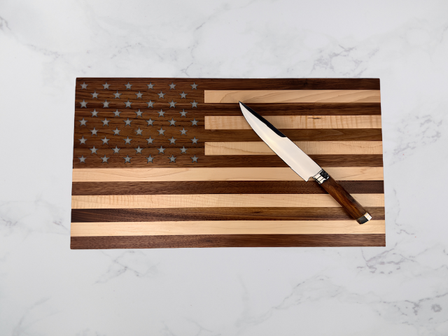 American Flag Cutting Board