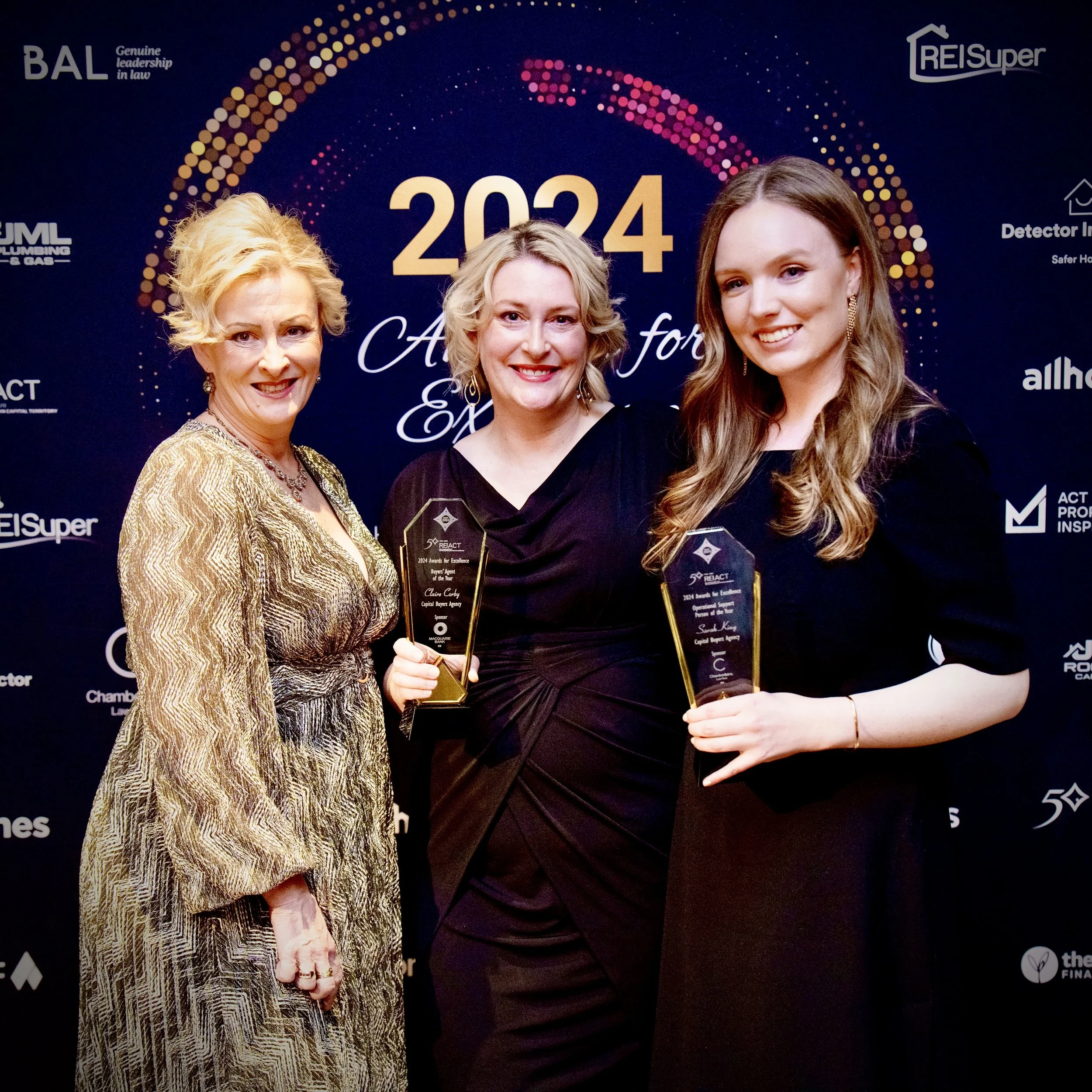 ACT Buyer's Agent of the Year award winner and Operational Support Award Winner