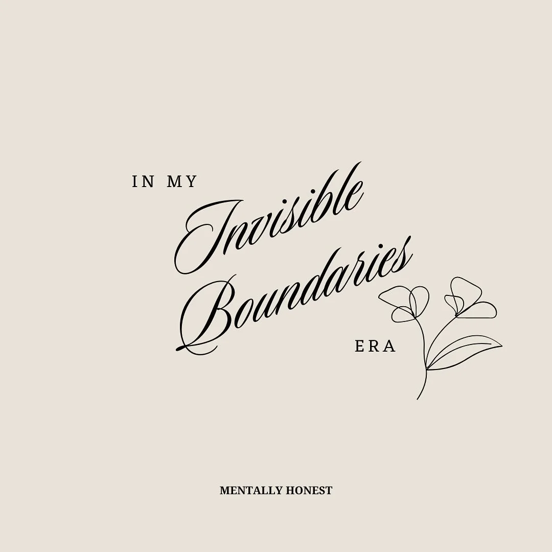 Invisible boundaries aren&rsquo;t walls, they&rsquo;re gentle lines that protect your energy, time, and peace. You don&rsquo;t have to announce them; you just live by them. And that&rsquo;s the beauty, they keep your world balanced without anyone fee