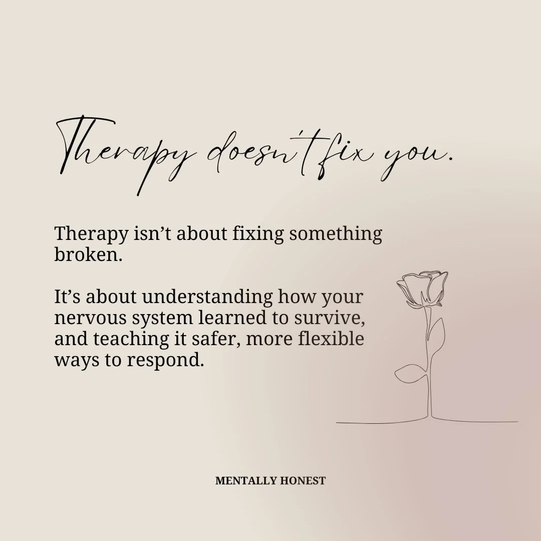 Over time, therapy helps you pause, reflect, and choose responses that align with who you are now, not who you had to be.

𝓢𝓪𝓵𝓵𝔂 𝓓𝓮𝓵 𝓥𝓮𝓬𝓬𝓱𝓲𝓸

📍  𝐂𝐀 &amp; 𝐍𝐕

𝐓𝐞𝐥𝐞𝐡𝐞𝐚𝐥𝐭𝐡 𝐟𝐨𝐫 𝐂𝐀 &amp; 𝐍𝐕 𝐂𝐥𝐢𝐞𝐧𝐭𝐬💻📲📑

#Menta