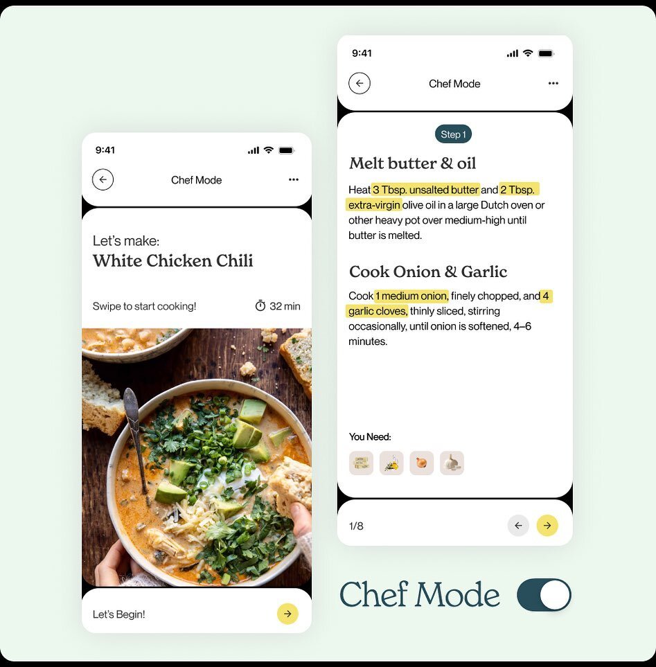 You know the struggle, no more constant scrolling. Nouri is straight forward, giving you two different views. One for when you&rsquo;re planning, and one for when you&rsquo;re in the kitchen. 🔍🙌

Click link in bio to download the app! 🍽