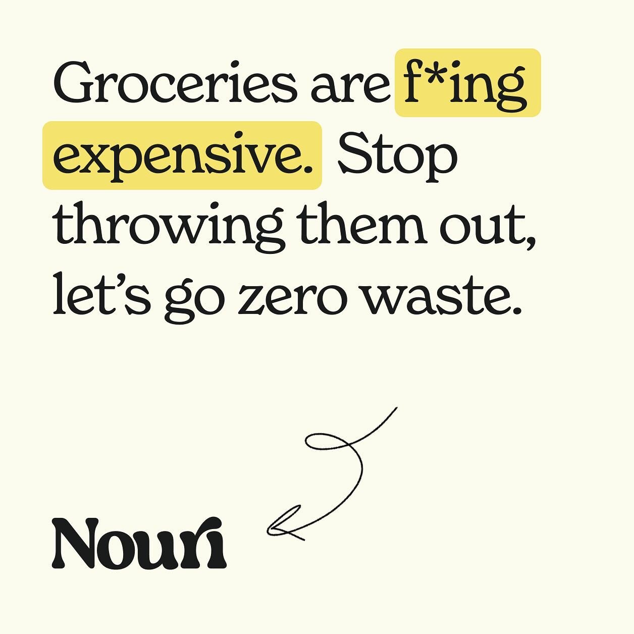 Hate throwing out food every week? Nouri can help, we maximize your ingredients each week for the benefit of the environment and your wallet. 🌱💸

Think... 
🍅 Using the same ingredient across recipes 
🧁 No more impulse purchases 
🥬 No more over-e