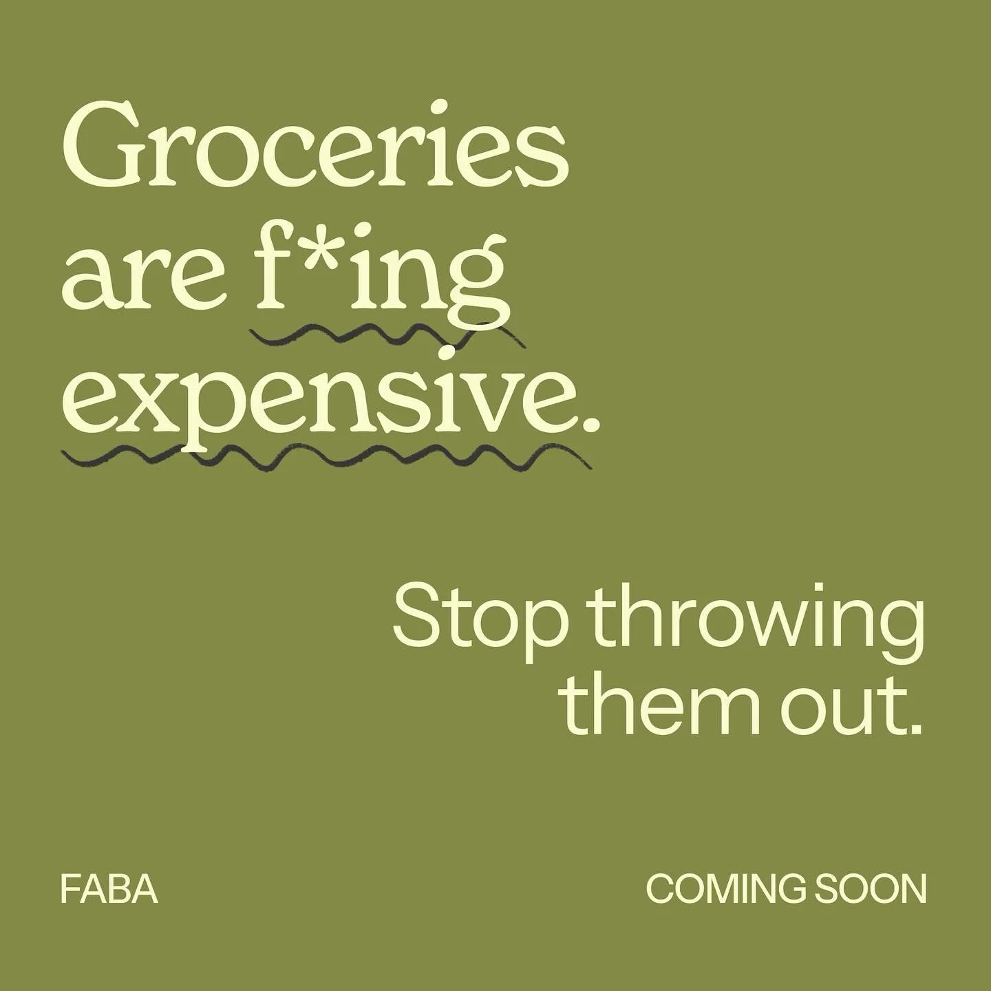 Hate throwing out food every week? Faba can help, we maximize your ingredients each week for the benefit of the environment and your wallet. 🌱💸

Think... 
🍅 Using the same ingredient across recipes 
🧁 No more impulse purchases 
🥬 No more over-es