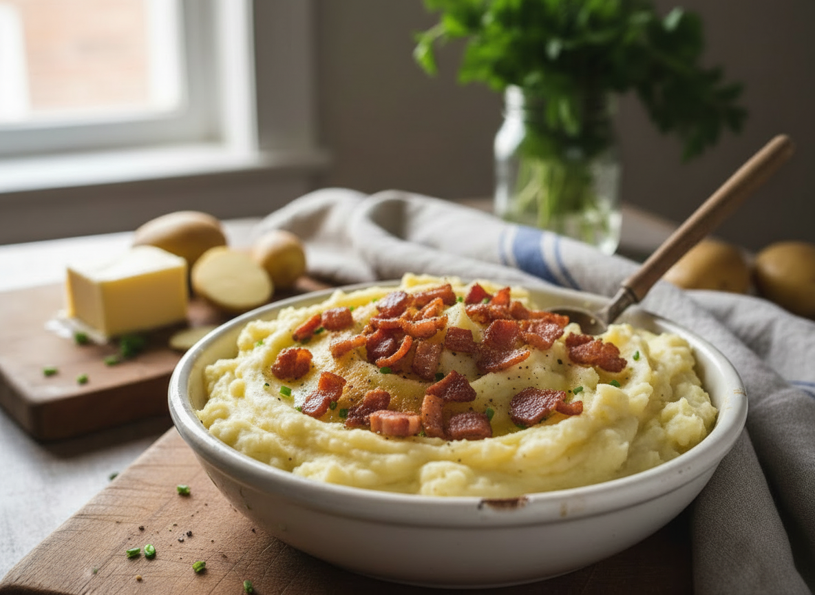 Mashed Potatoes—But Make It Carbonara