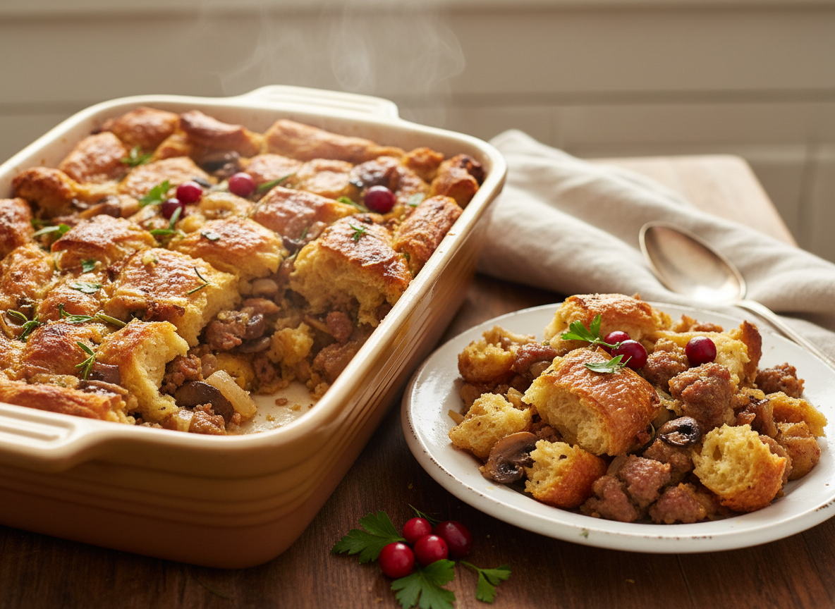 Croissant Thanksgiving Stuffing