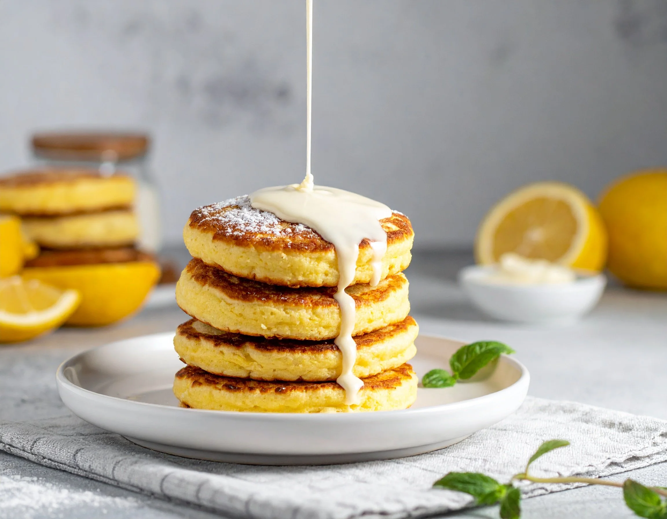 Fluffy Lemon Ricotta Pancakes