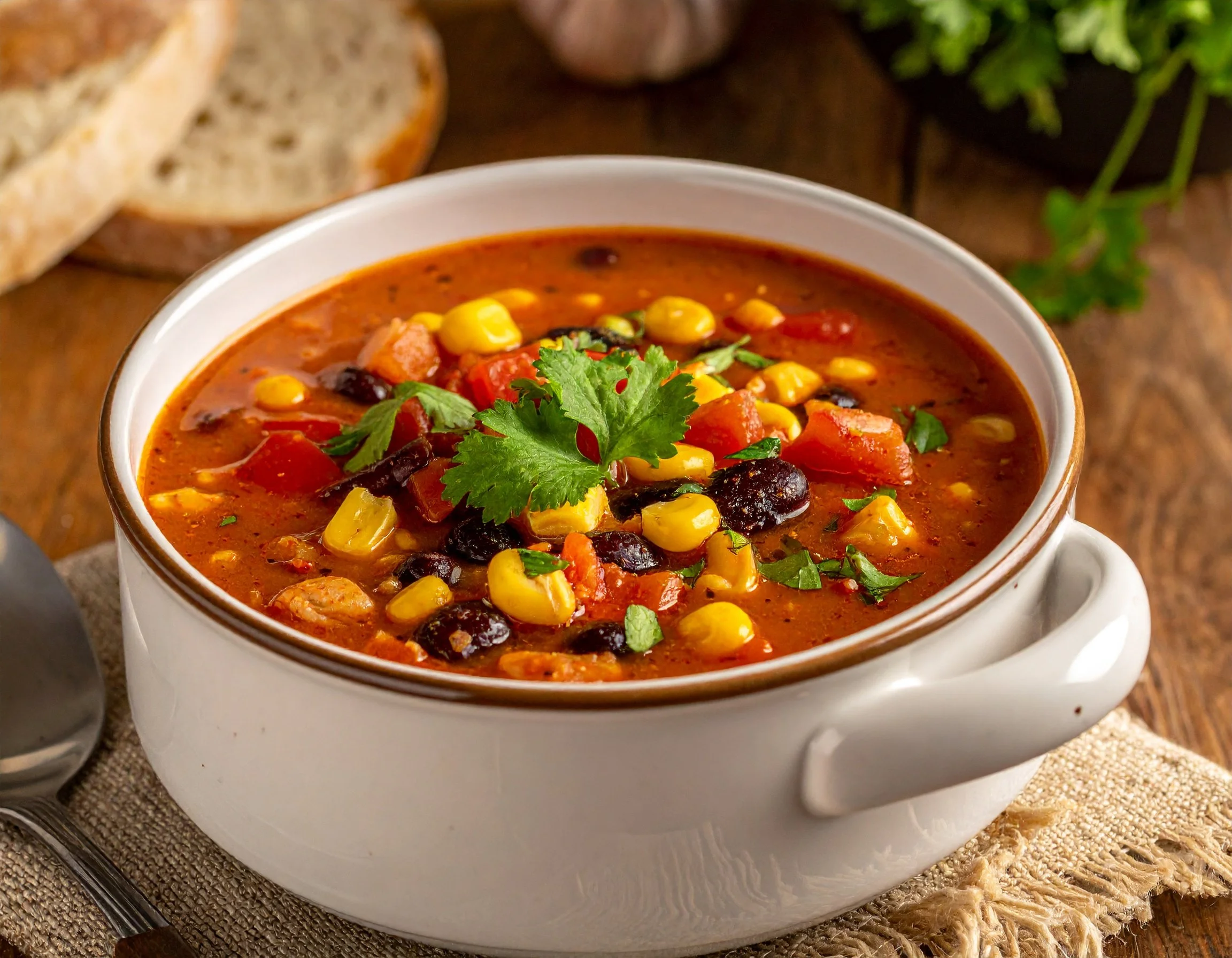 Vegetarian Tortilla Soup