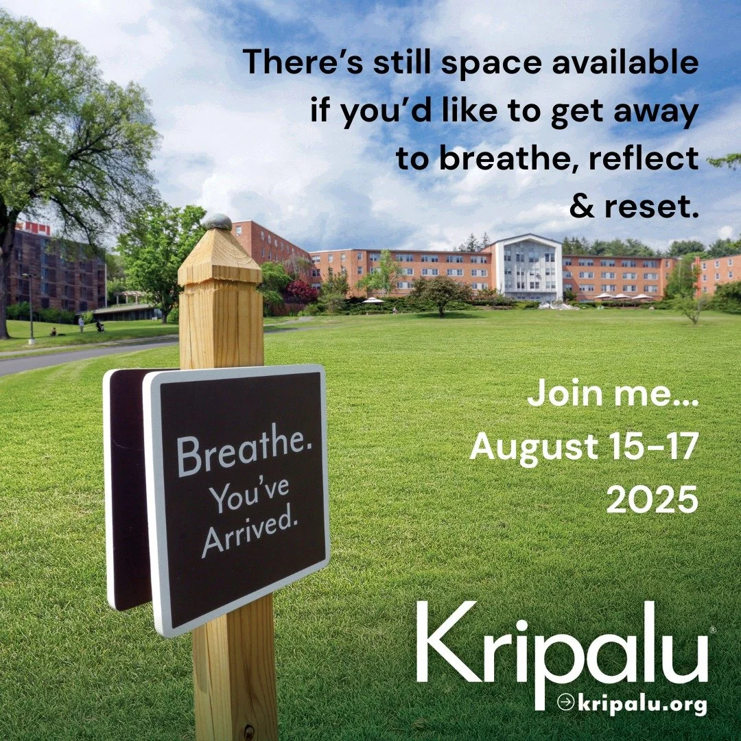 East Coasters!

There is still space available if you'd like to get away for a couple nights...to a peaceful retreat center up in the Berkshires. 

We'll do some activating breathwork, some guided reflection and deep soul work that will help you rese