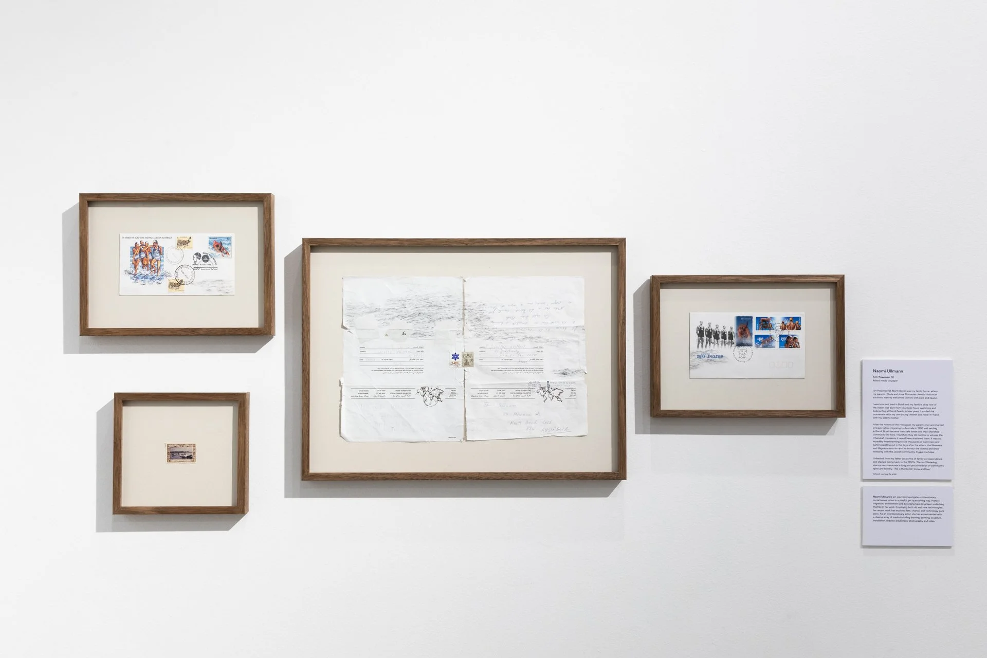 installation view: 54 Plowman St