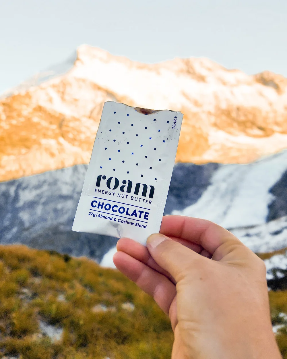 Roam Energy fuelling my climb