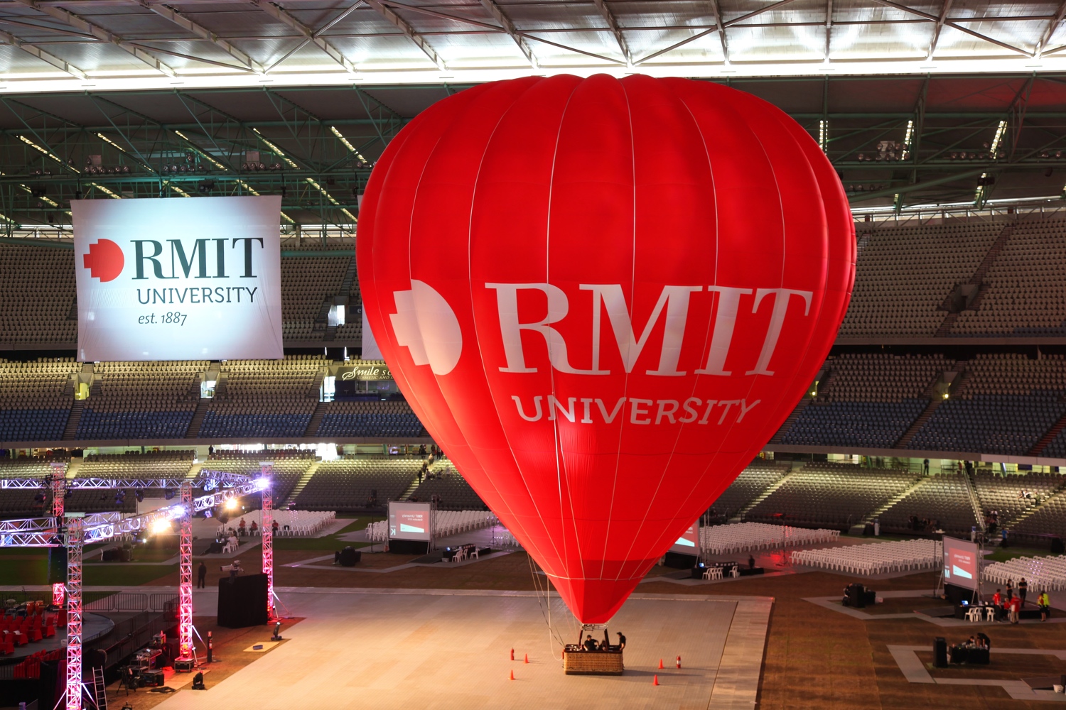 RMIT hot air balloon in stadium.jpeg