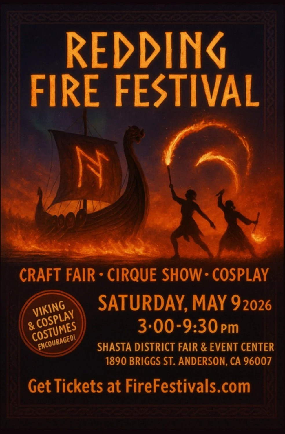 Redding Fire Festival Demo