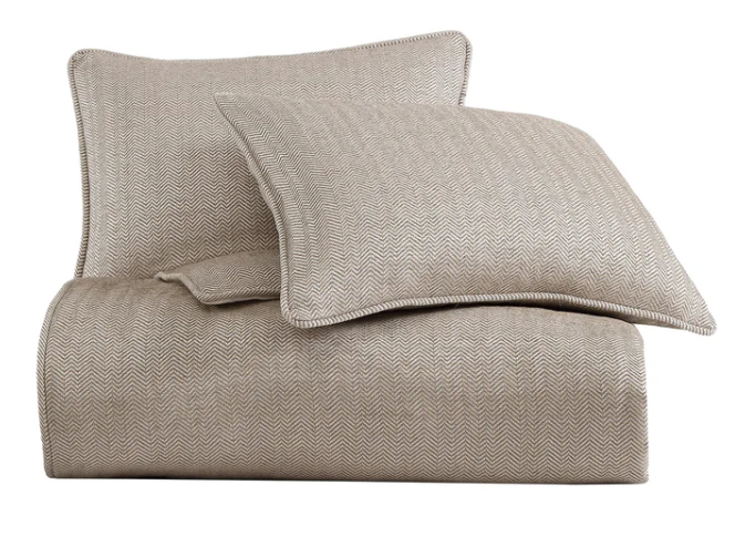 Chenille Herringbone Bedding Set - Queen