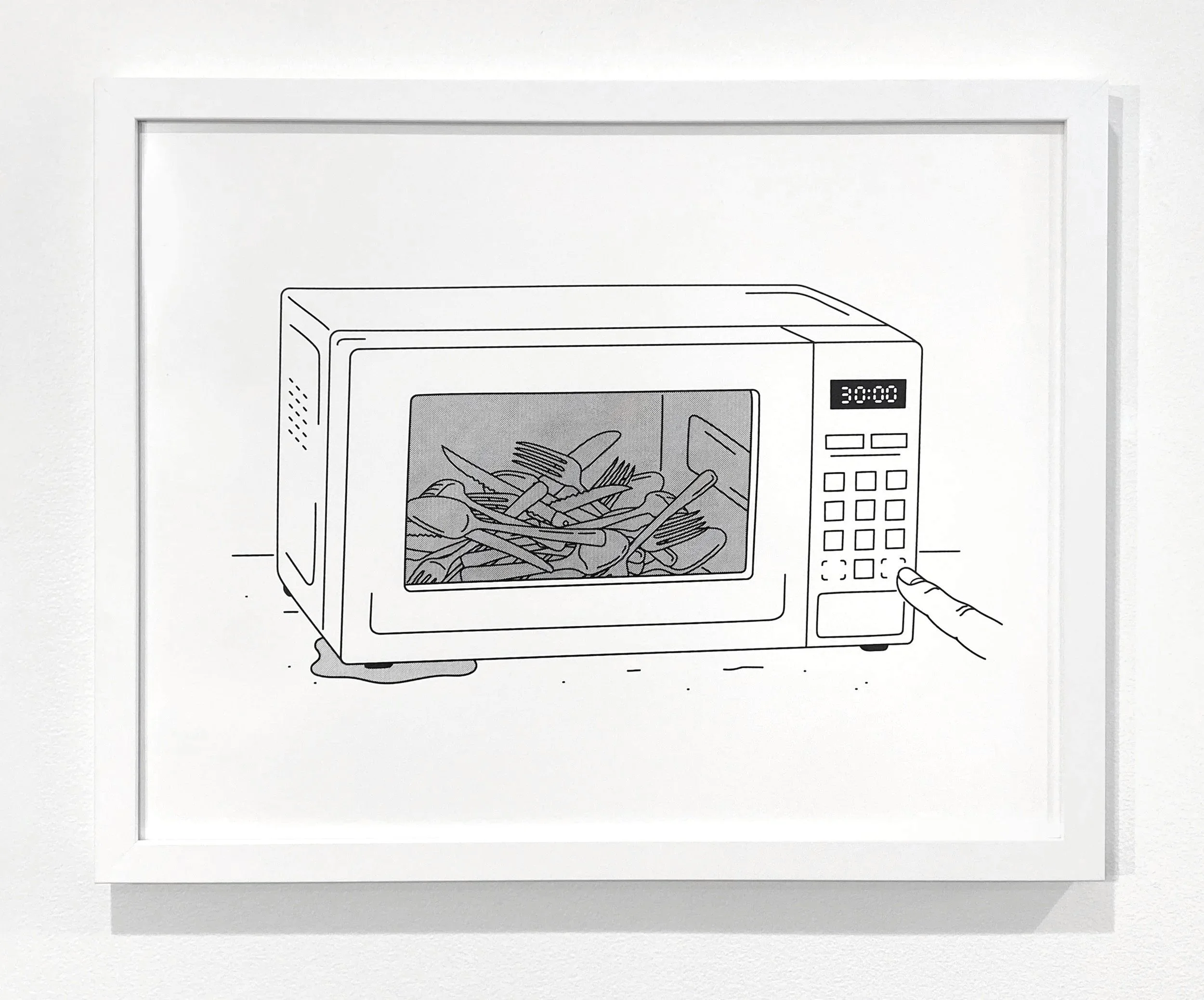 Set It and Forget It, Screenprint, 2025, 15x19" - edition: 12