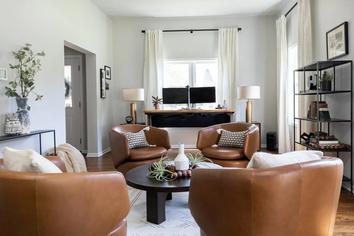 Cooler days are coming! It&rsquo;s been a few years since we wrapped up this project, but our client is still loving every moment in their transformed home, complete with a whiskey-friendly nook and puzzle corner. We even snuck in a WFH spot that doe