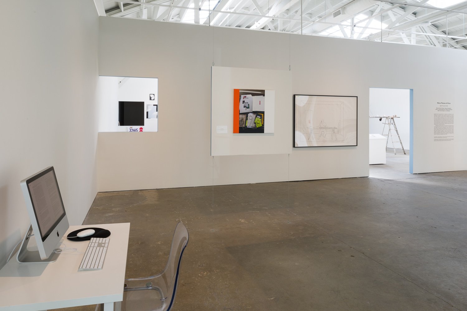 MANY PLACES AT ONCE, Wattis Institue, 2014