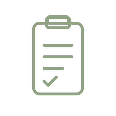 Clipboard with checklist icon