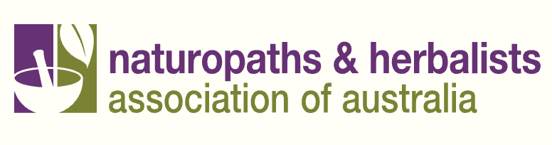 Naturopaths and Herbalists Association of Australia (NHAA) member logo — professional naturopath association membership.