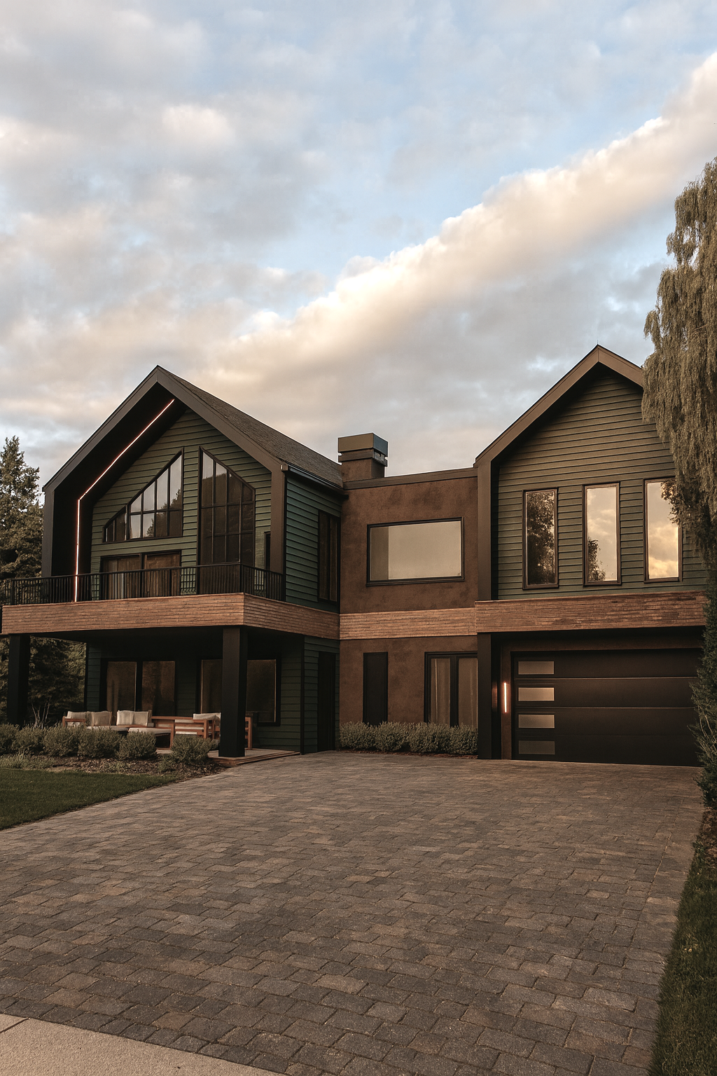 Custom home exterior in Caledonia — residential architecture by SODA