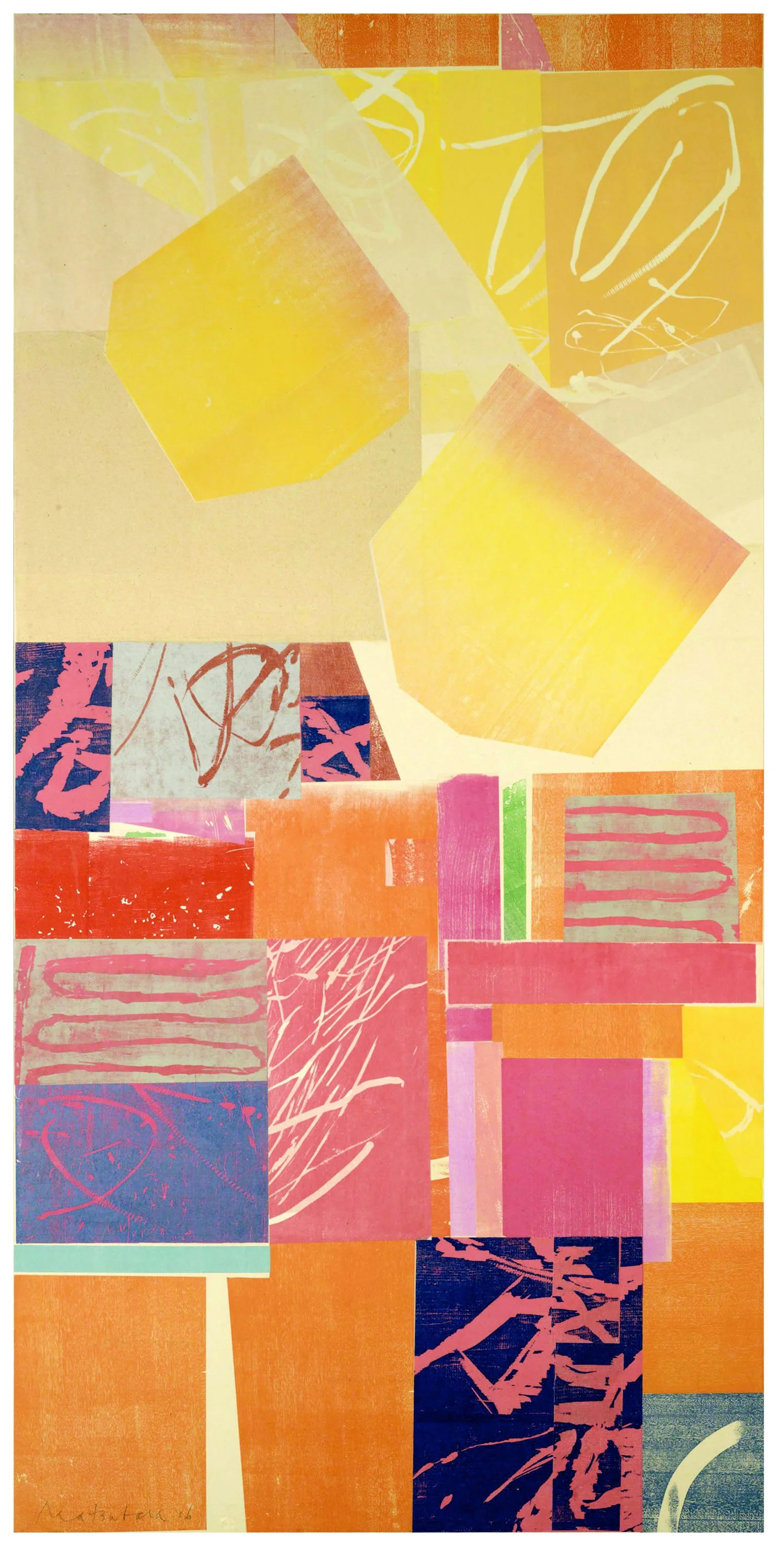 Gateway to the East  
Woodcut collage 
2007 
200 x 100 cm 
Commissioned by the Royal Ontario Museum 
Toronto, ON, Canada