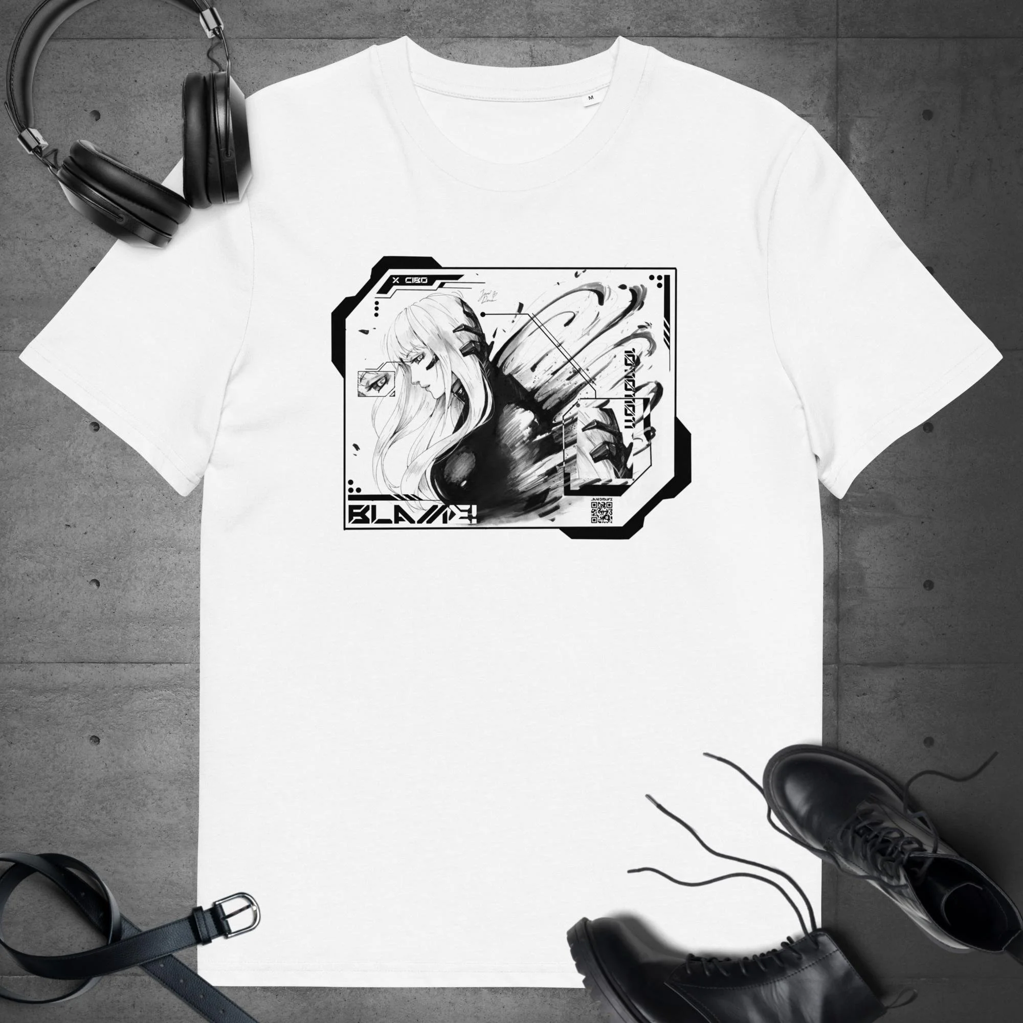 BLAME! Cibo Cyberpunk Artwork T-Shirt