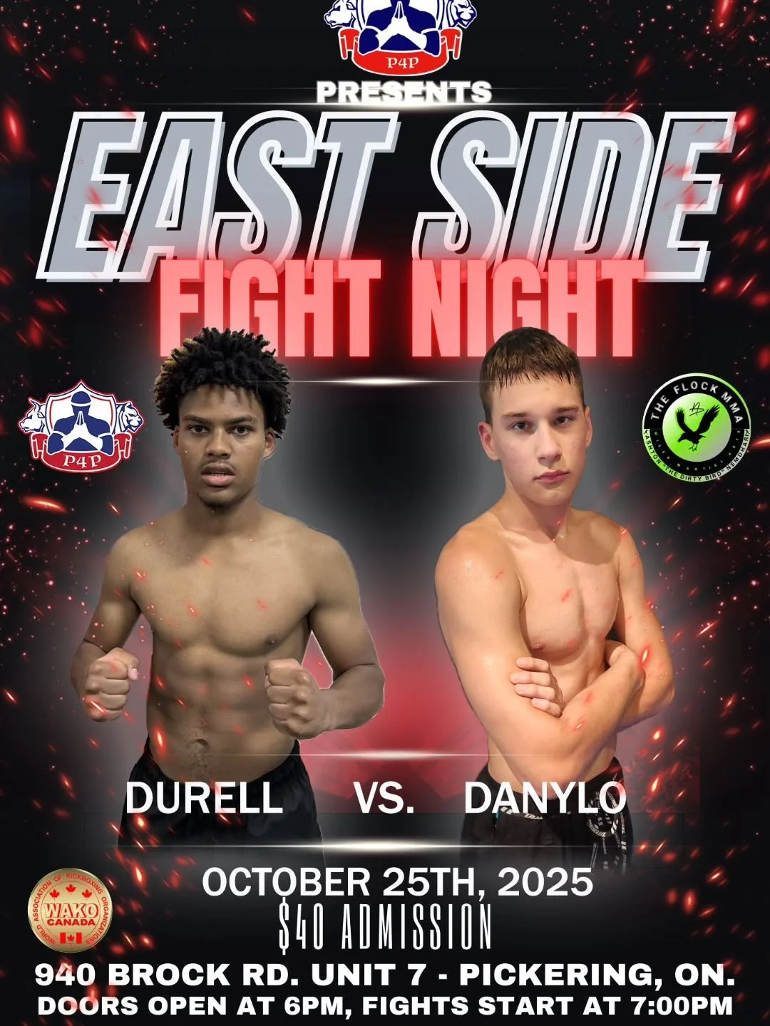 Here we go! Amazing matchup between two talented young and hungry  up and comers.  Demolition Danylo has been ready.  Still undefeated and coming off of 2 tko stoppage victories, this young man is ready to put on another show! 
Let's get it ! 
#kickb
