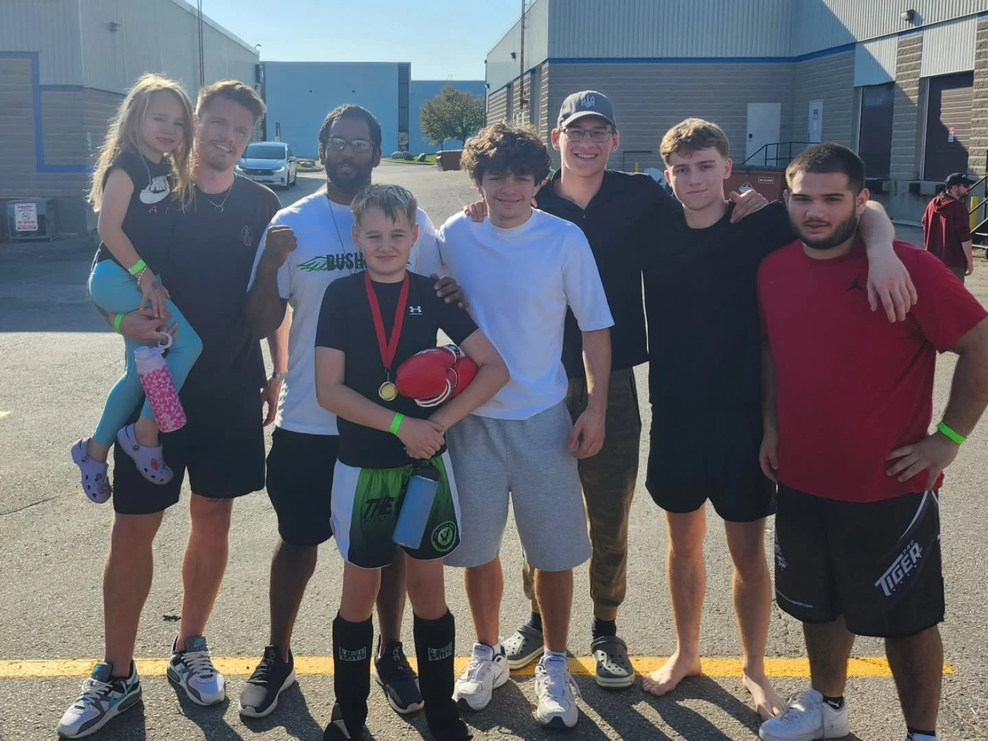 What a fun weekend! We had 3 athletes compete for the very first time in exhibition kickboxing sparring matches. It gave our atheltes a safe environment  to develop spar with some different people and learn about themselves. 
While it was juat sparri