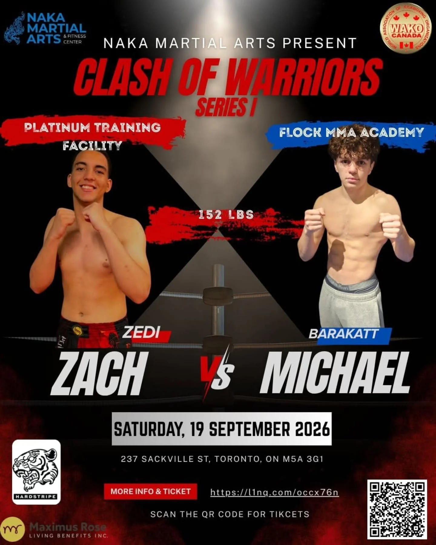 Back to work! Fresh off wining the national championship Michael makes his way back into the ring for another bout . Looking forward to another display of dominant kickboxing.  Let's get it ! 
#leasidemartialarts #leasidemuaythai #leasidetoronto