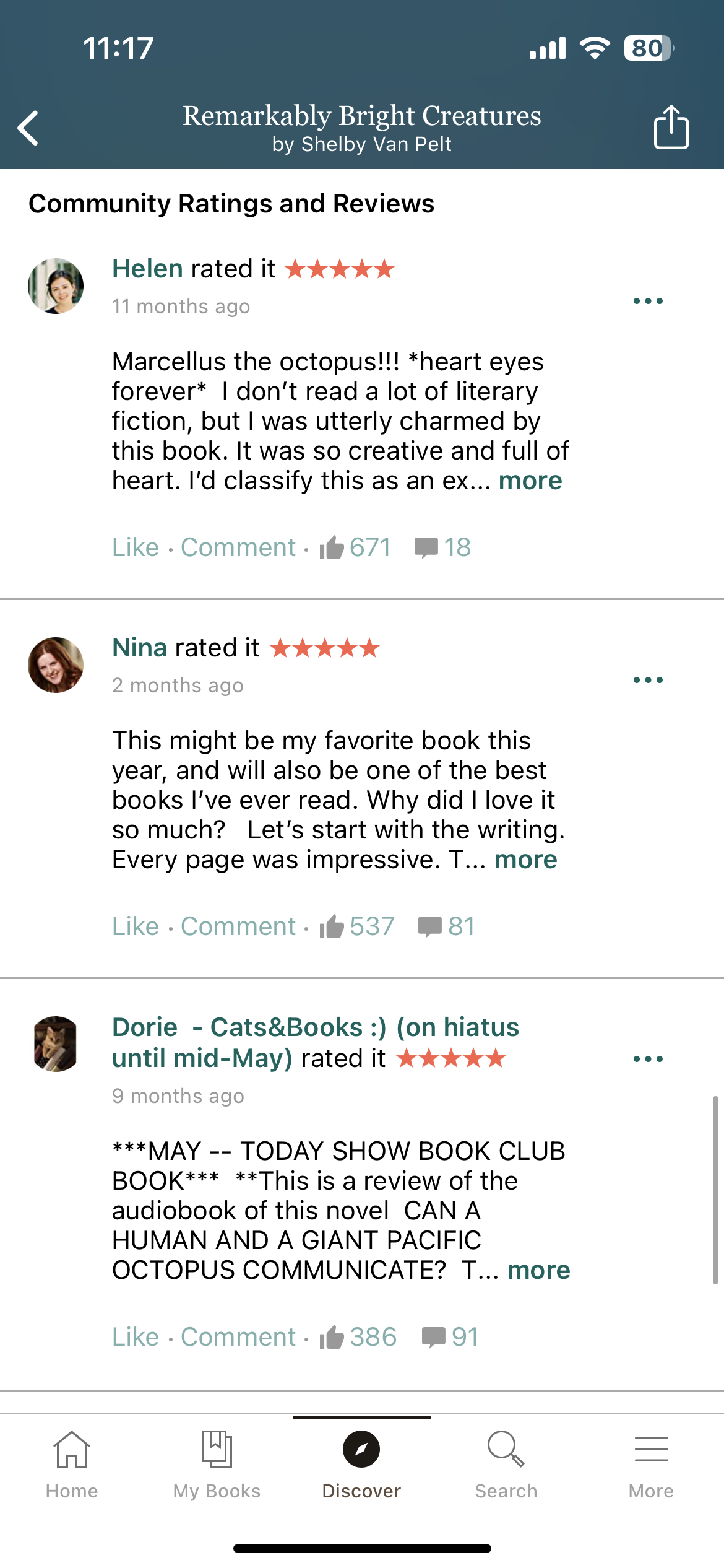 Current book reviews