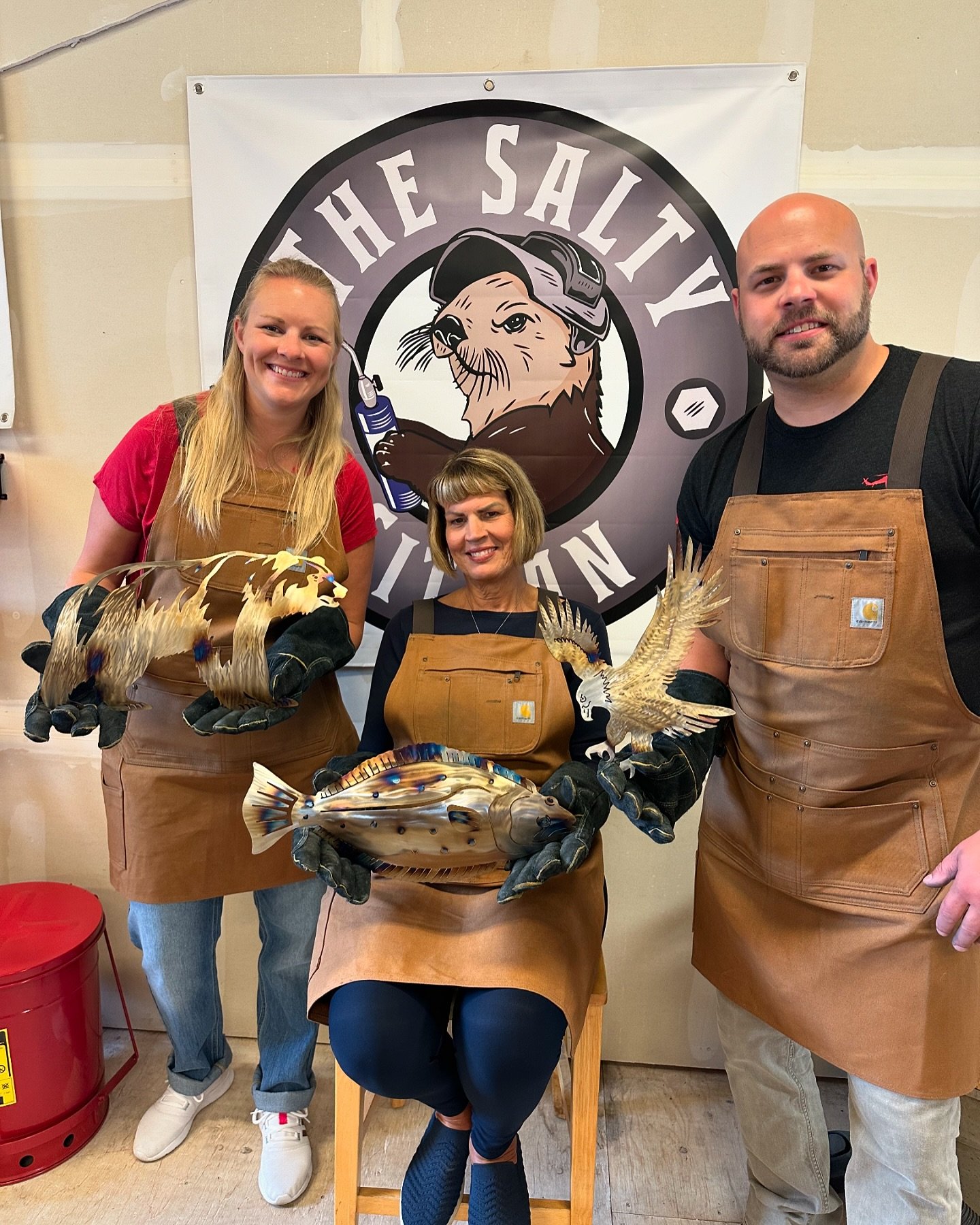 What a great two days of fun in the shop to end the summer vacation season at The Salty Sitka&rsquo;s. It was a northeast and international day with guests from the UK and British Columbia. Back to school for me tomorrow! saltysitkan A fun week The S