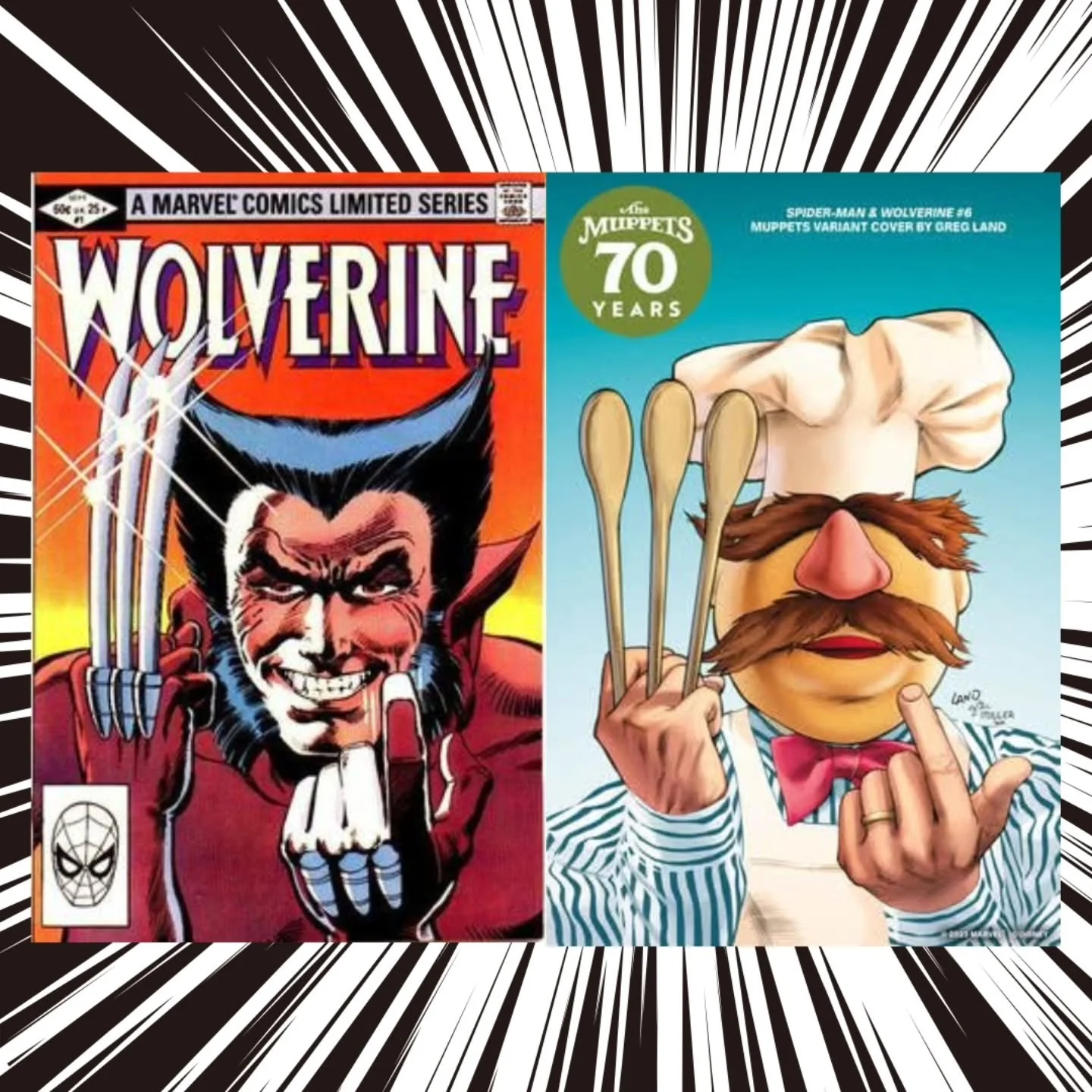 Best cover of the year! 

Eeeny meenie meenie mm hmm snikt snikt snikt

#comics #comicart #wolverine #muppets #newcomics