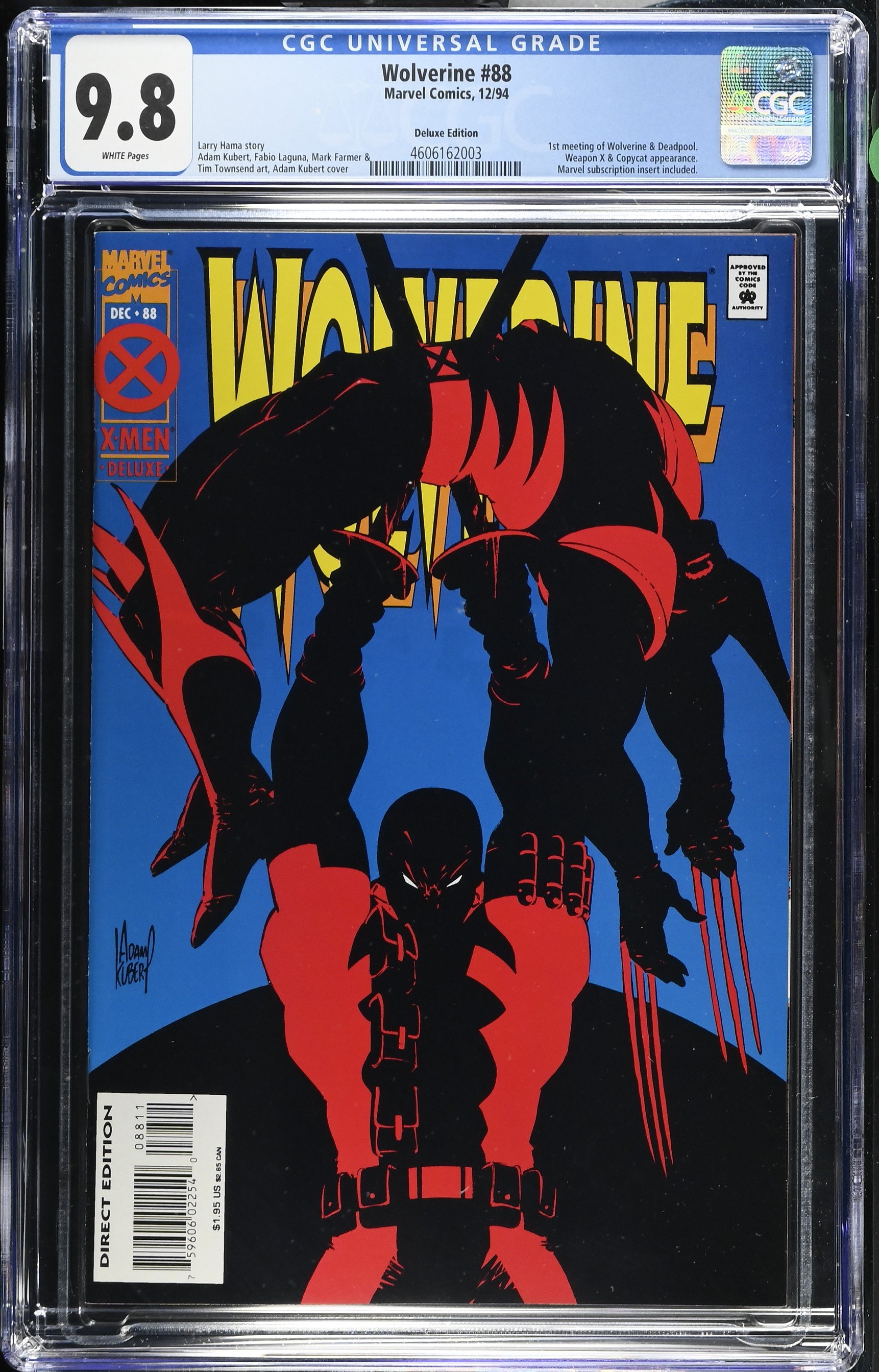 Wolverine #88 Deluxe Edition CGC 9.8