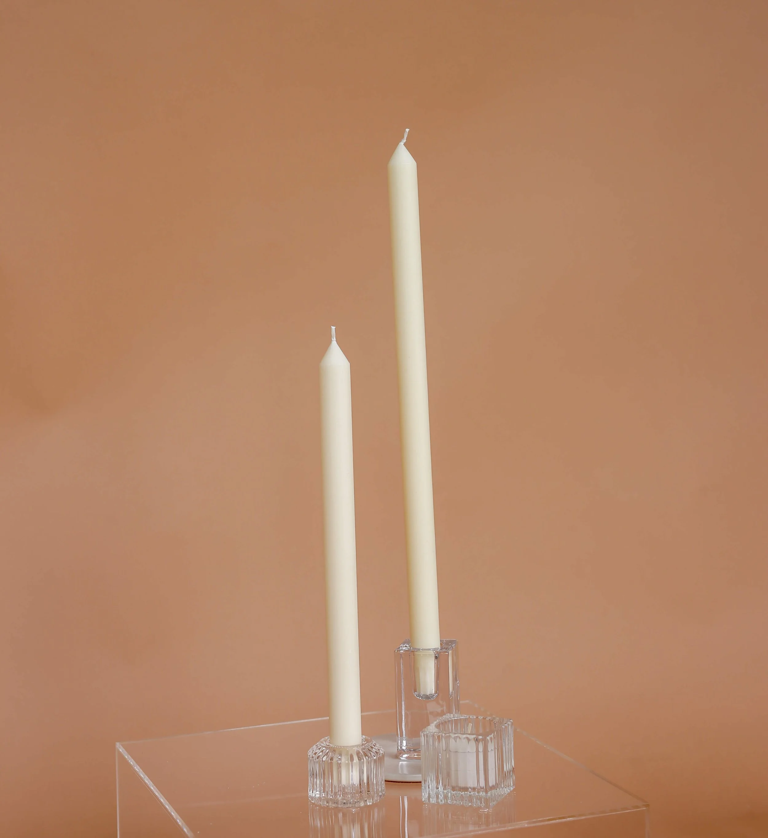 Glass Candle Holders