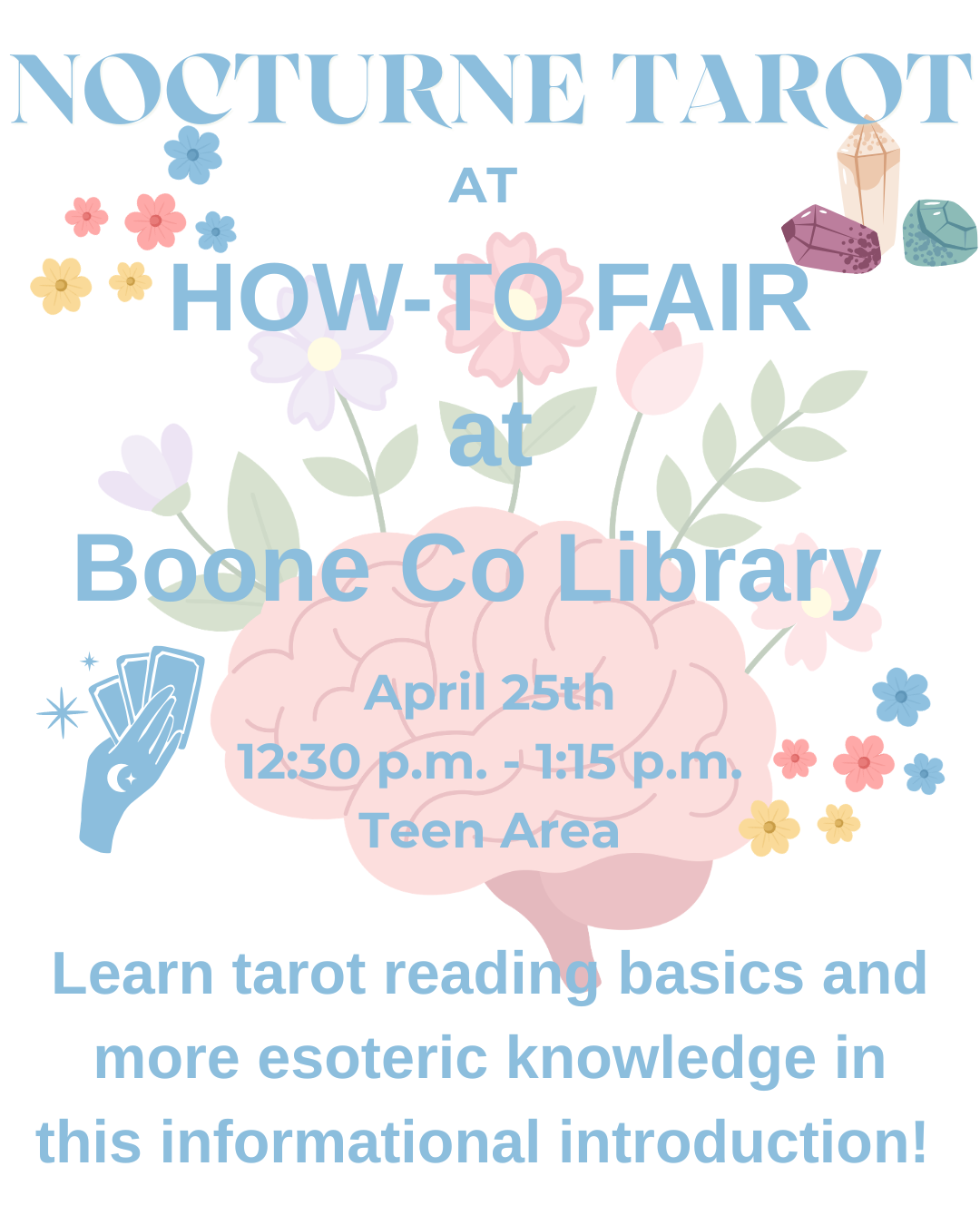 Nocturne Tarot at Boone Co Library's How-to Fair