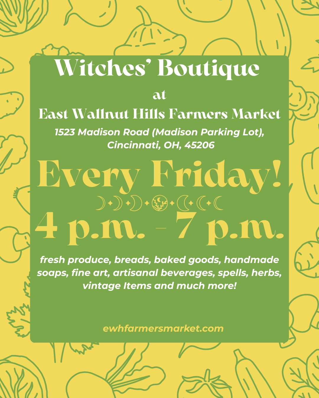 Witches' Boutique at East Walnut Hills Farmers Market
