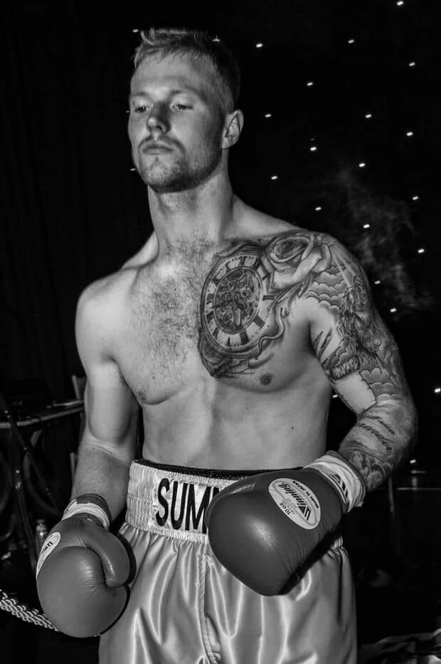 Male in Boxing Gear Black and White Melbourne.jpg