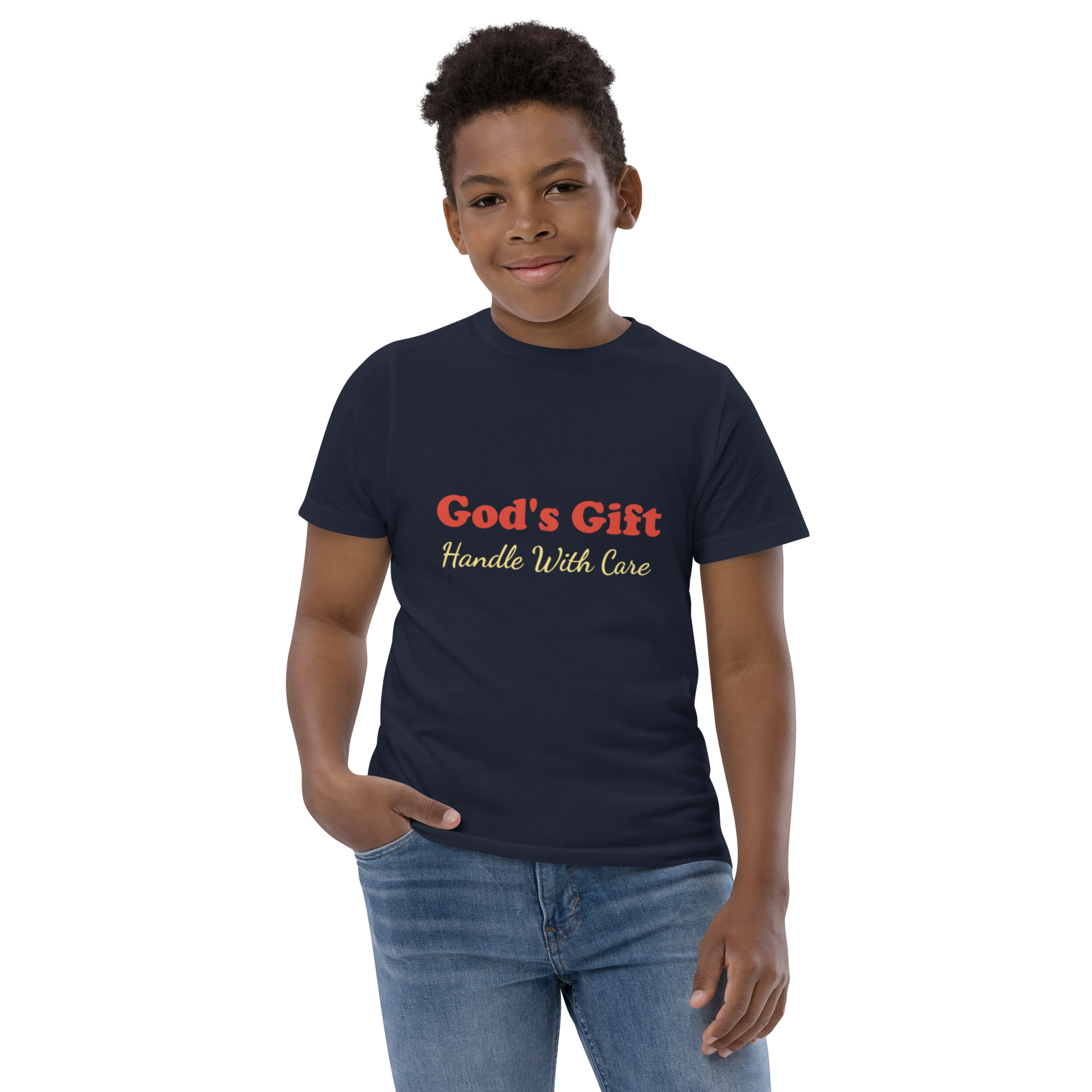 Youth jersey t-shirt - God's Gift