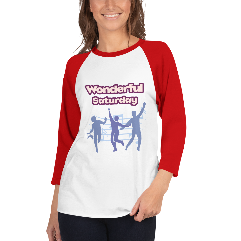 3/4 sleeve raglan shirt copy - Wonderful Saturday