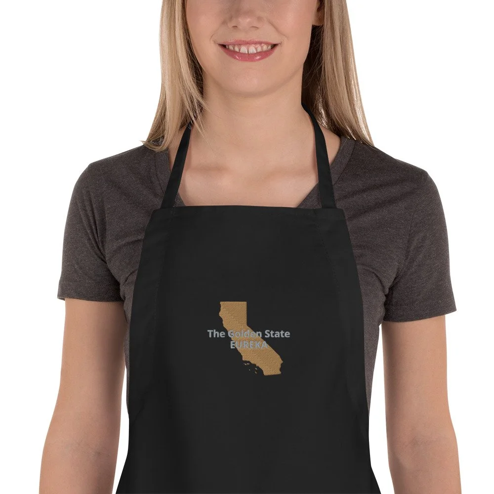 Embroidered Apron - CA Motto