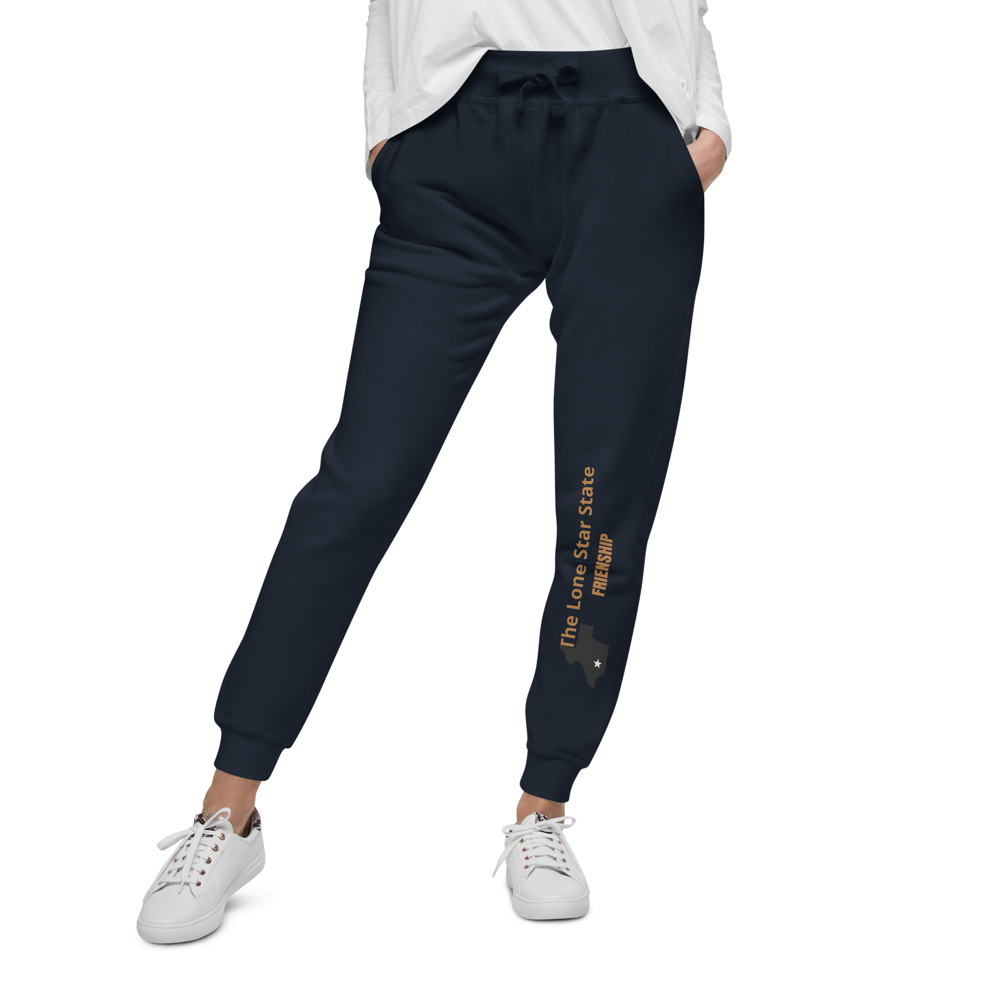 unisex-fleece-sweatpants-navy-blazer-front-655ed161f257f.png