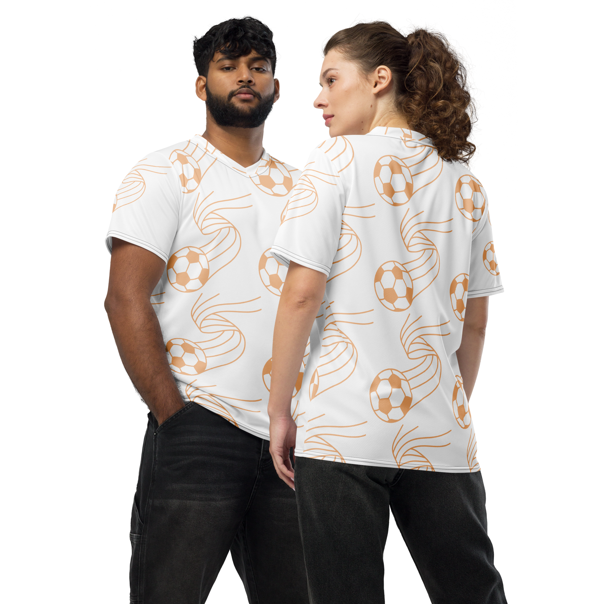 Recycled unisex sports jersey - Soccer Ball