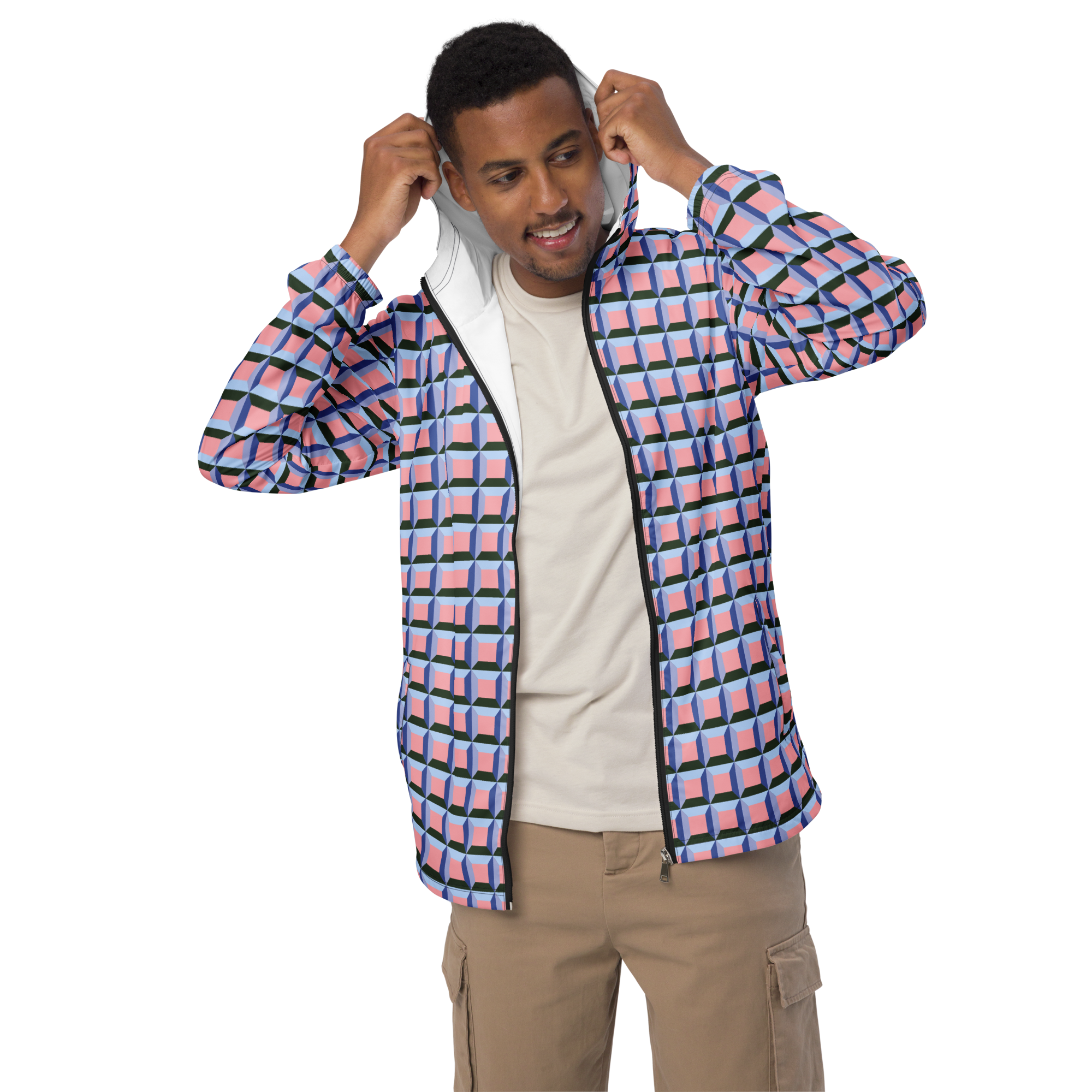 Men’s windbreaker - 3D Block