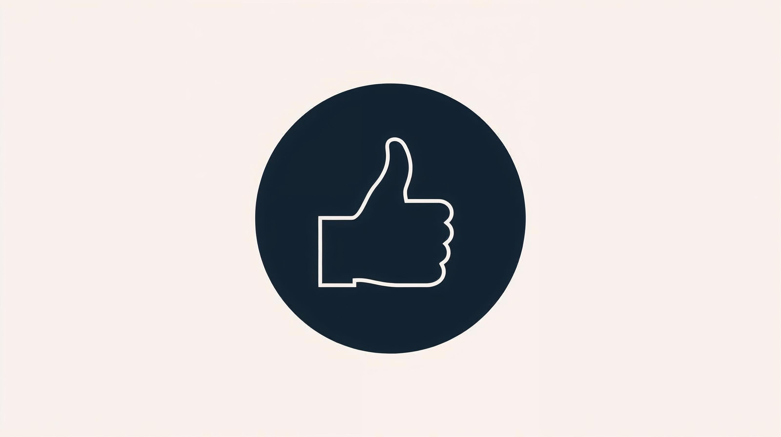 Silhouette of a hand giving a thumbs-up against a bright circular light.