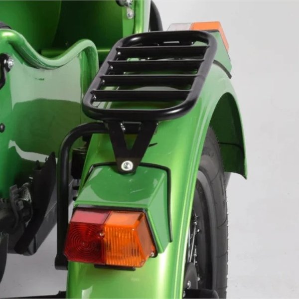 Porte-bagage garde-boue arriere selle 2/3, accessoire side-car Ural via Moto Side Aventure (concessionnaire sidecar Ural)