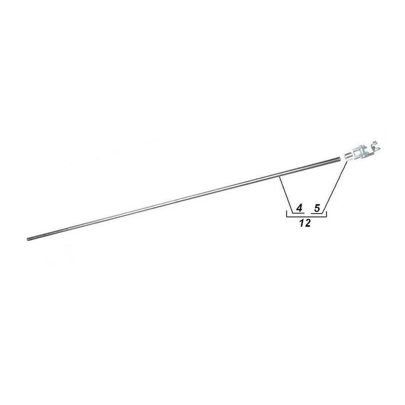 N°3 Biellette de frein complète avec tête de fourche Retro pour frein de roue arrière (pièce carbu)