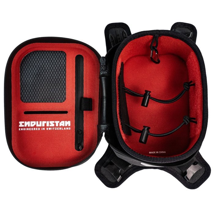 Sacoche de réservoir Enduristan Sandstorm 5.01, accessoire side-car Ural via Moto Side Aventure (concessionnaire sidecar Ural)